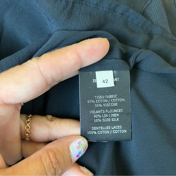 Isabel Marant Etoile Caleen Shift Dress in Black - Picture 7 of 8